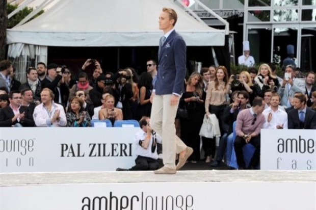 F1 Monaco 2013: luxury parade of Pal Zileri Amber Lounge Fashion with pilots
