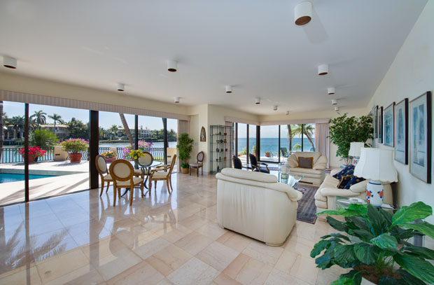 Luxury villa living room