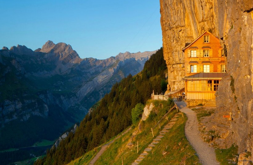 Berggasthaus Aescher: a fantastic retreat in the Swiss Alps