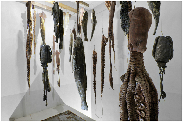 Installation “Garum Old Fish Market” by designer Johnny Hermann