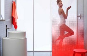 Jacob Delafon introduces its Moxie shower with speakers integrated