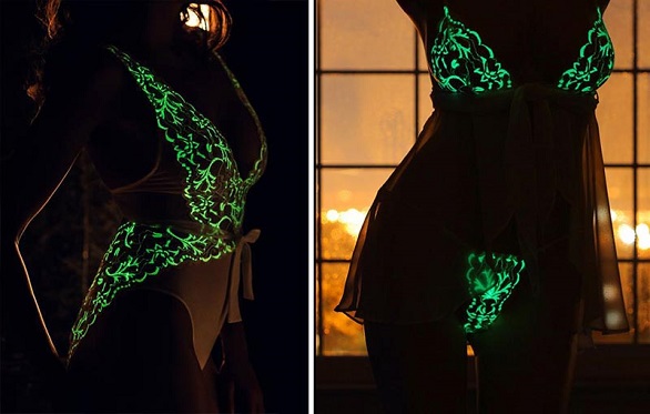 To glow in the dark
