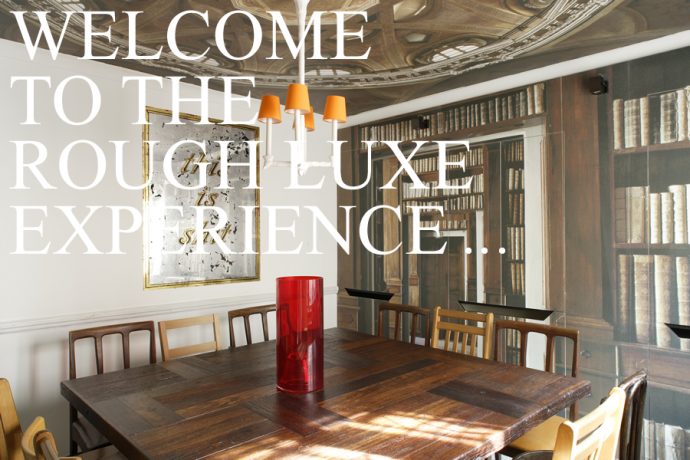 Rough luxe: a luxury home decor trend rough on the edges