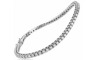 Diamond Tennis Bracelet in 18k White Gold